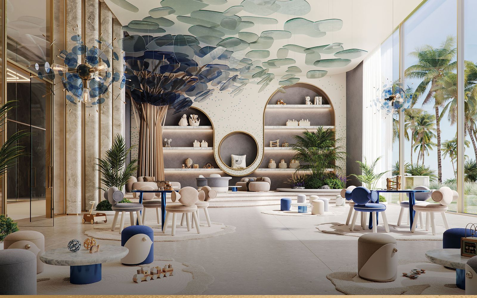 Yoga and fitness room