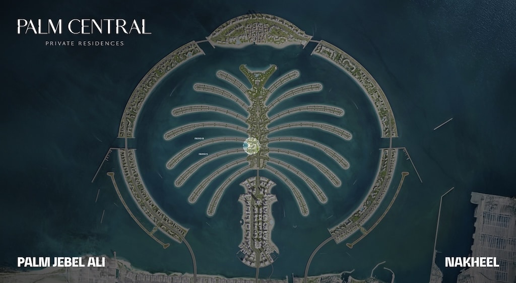 Palm Jebel Ali overview map