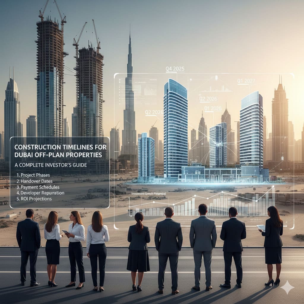 Construction Timelines for Dubai Off-Plan Properties: A Complete Investor’s Guide