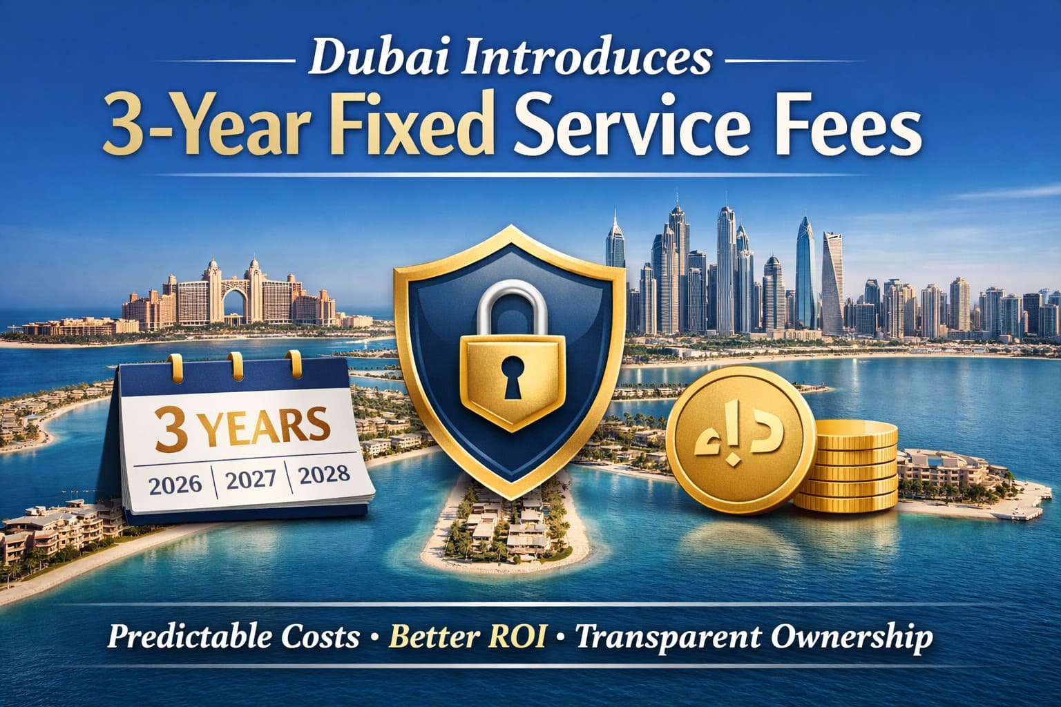 Dubai Introduces a 3-Year Fixed Service Fee Model — A Game Changer for Property Owners