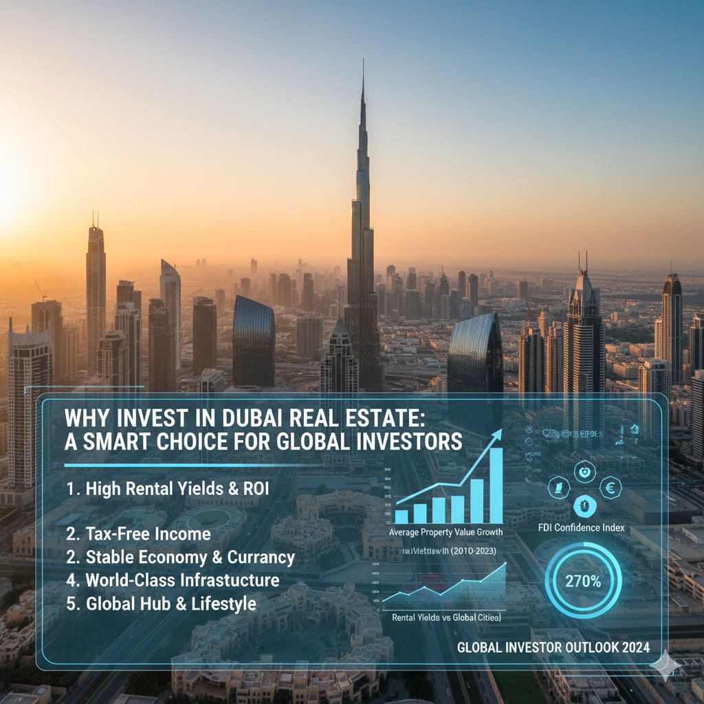 Why Invest in Dubai Real Estate: A Smart Choice for Global Investors