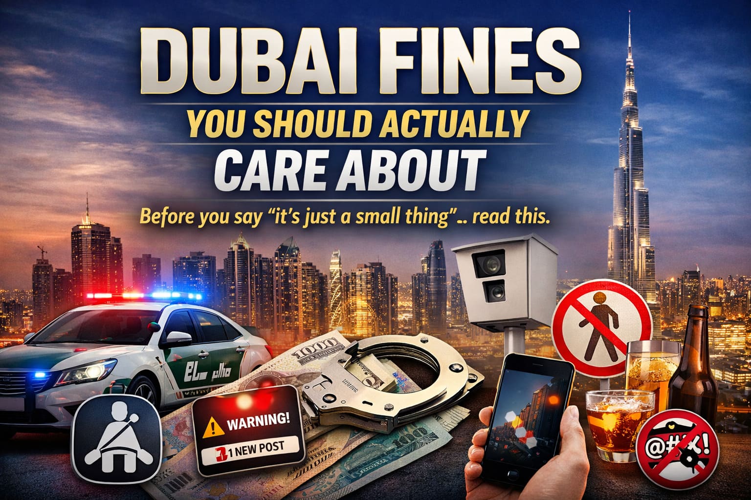Dubai Fines You Should Actually Care About (2026 Guide for Residents & Visitors)
