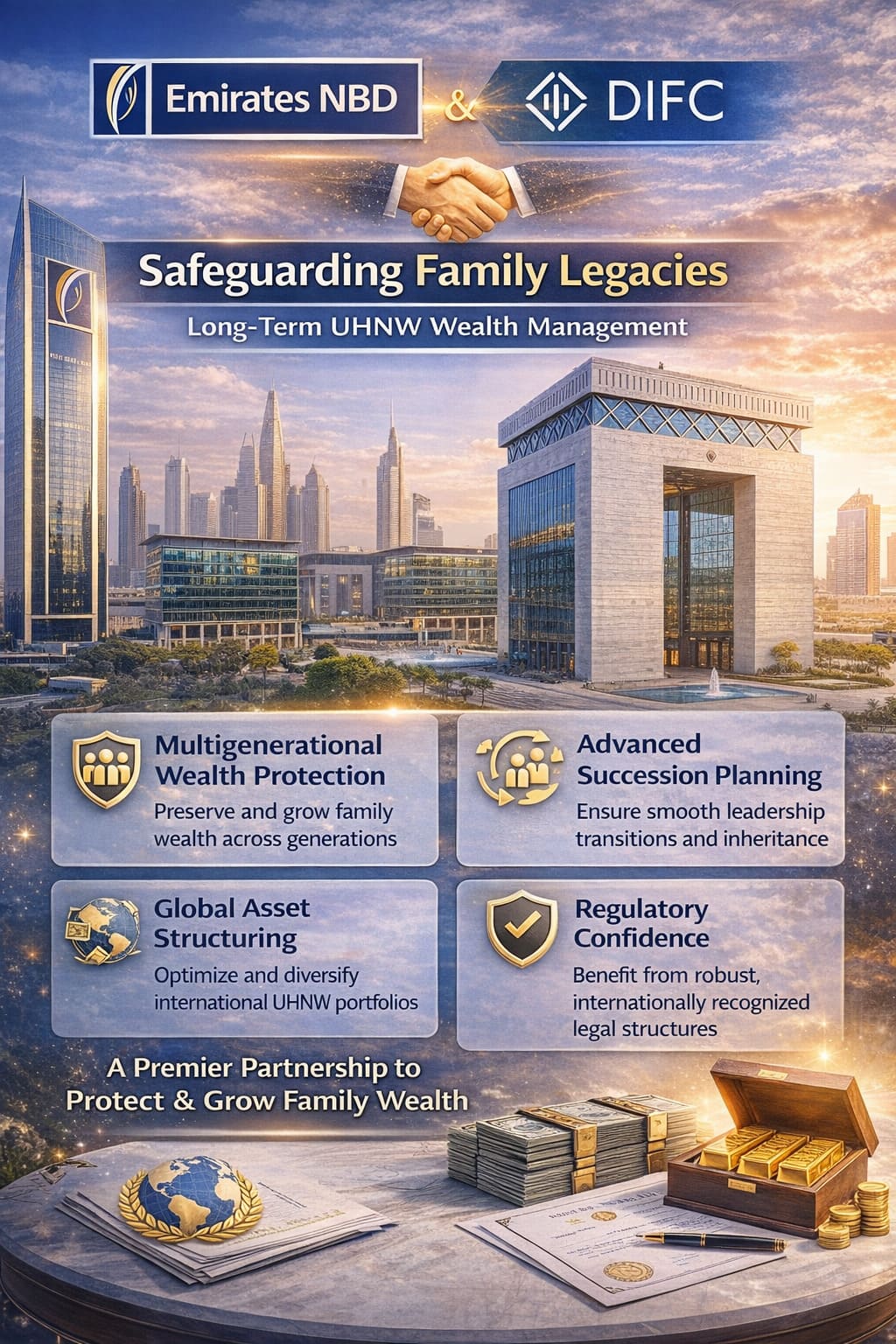Emirates NBD and DIFC Partner to Safeguard Family Legacies with Long-Term UHNW Wealth Management