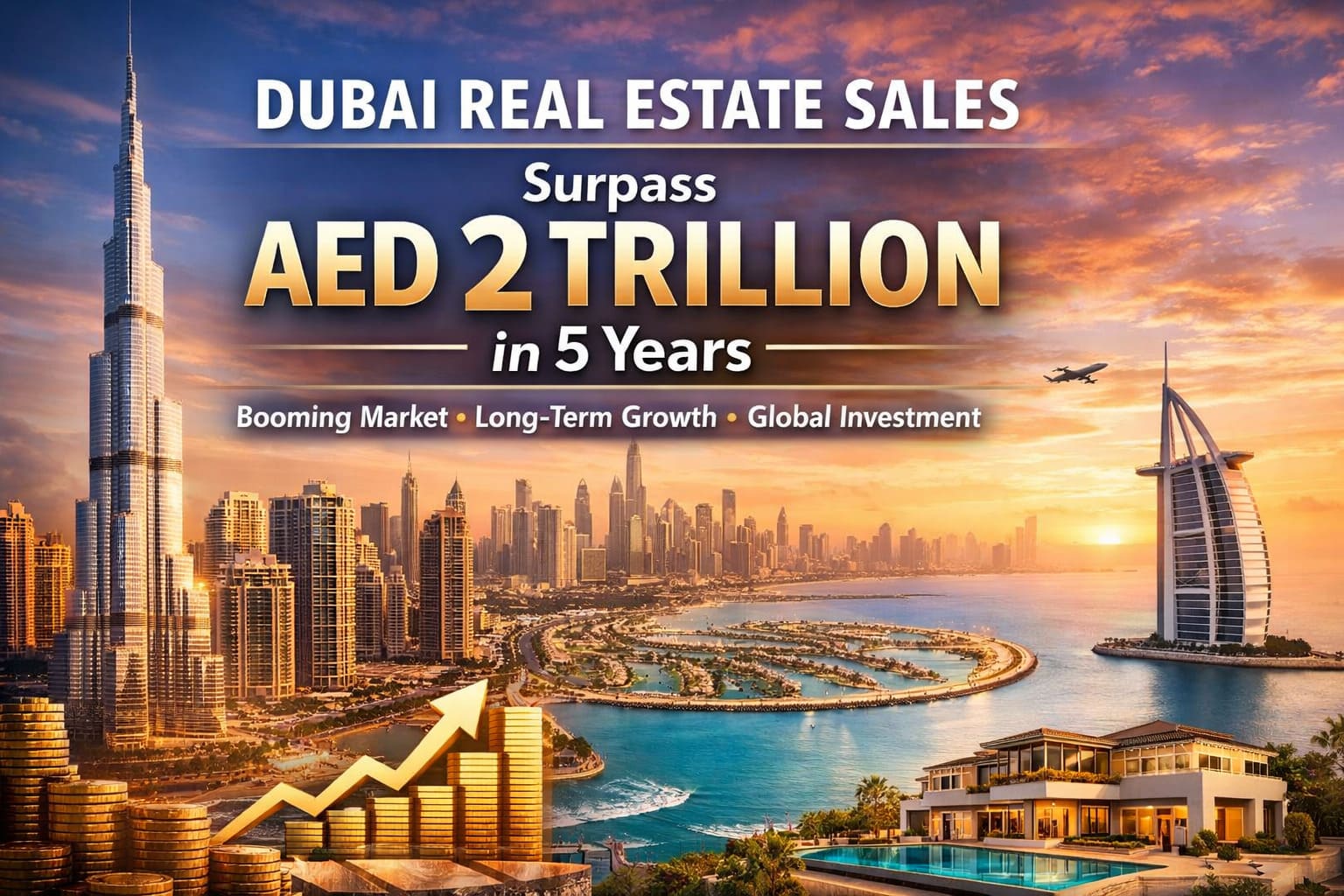 Dubai Real Estate Sales Surpass AED 2 Trillion in Just 5 Years
