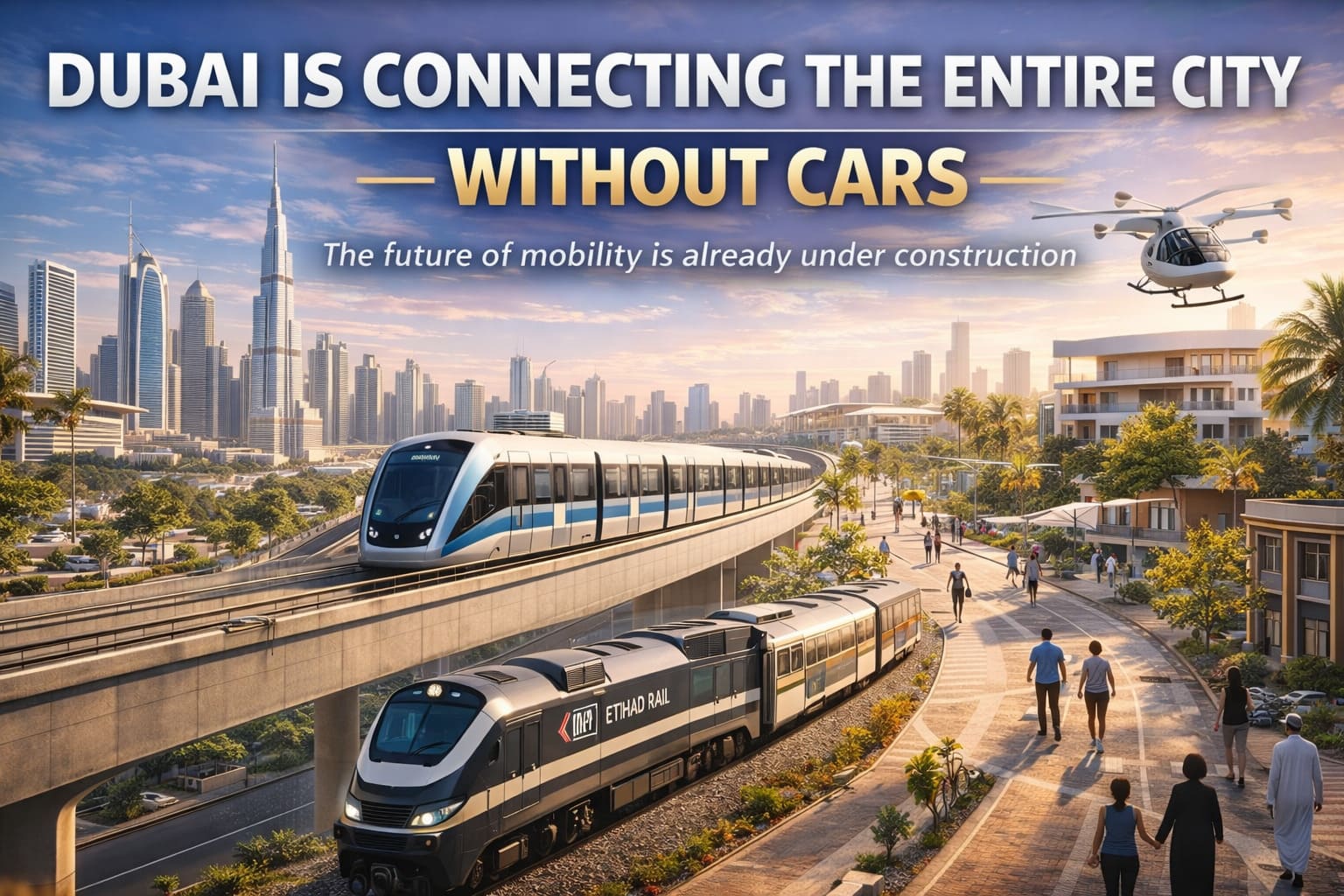 Dubai Is Connecting the Entire City — Without Cars