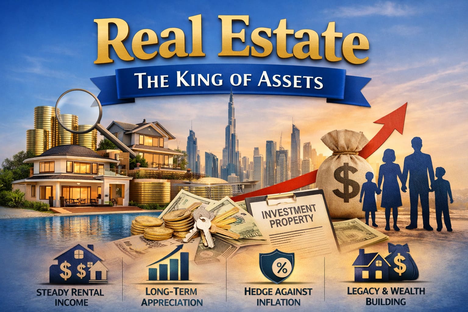 Why Real Estate Remains the King of Assets: Secure Wealth and Build Legacy
