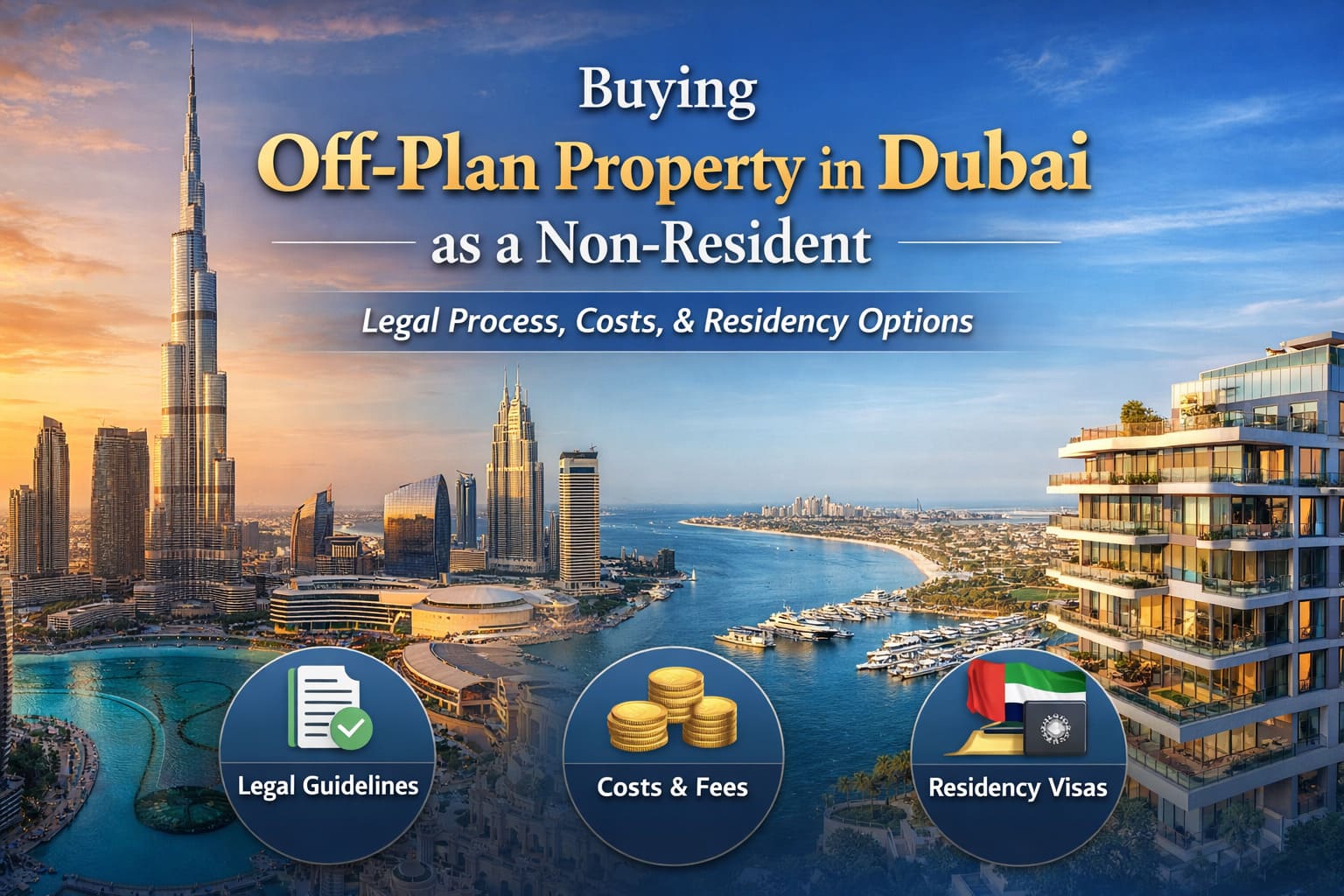 Buying Off-Plan Property in Dubai as a Non-Resident: Legal Process, Costs, and Residency Options