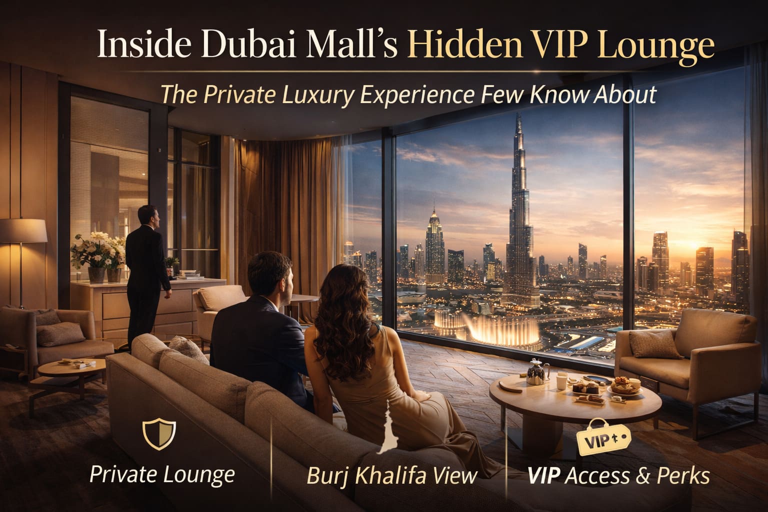 Inside Dubai Mall’s Hidden VIP Lounge: The Private Luxury Experience Few Know About