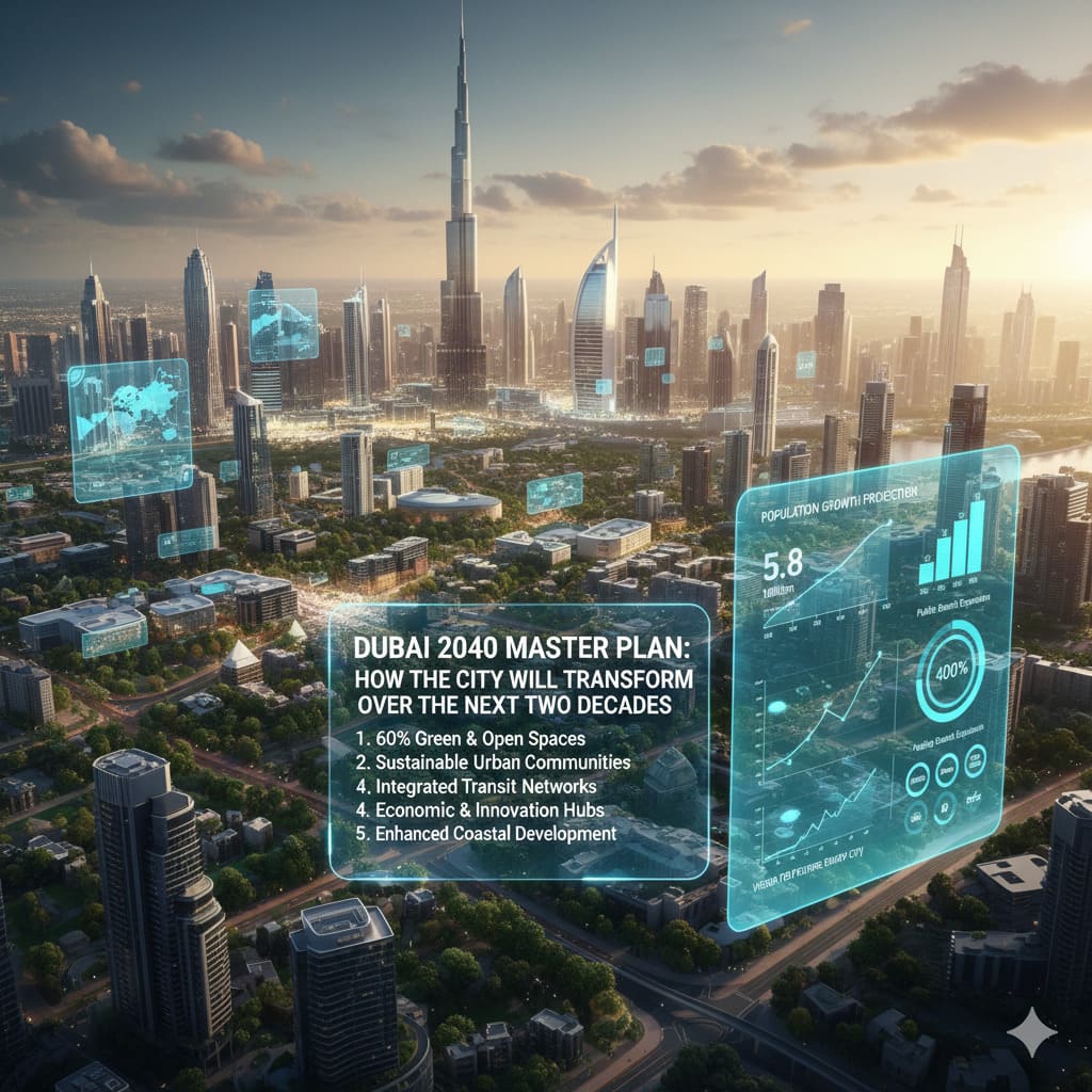 Dubai 2040 Master Plan: How the City Will Transform Over the Next Two Decades