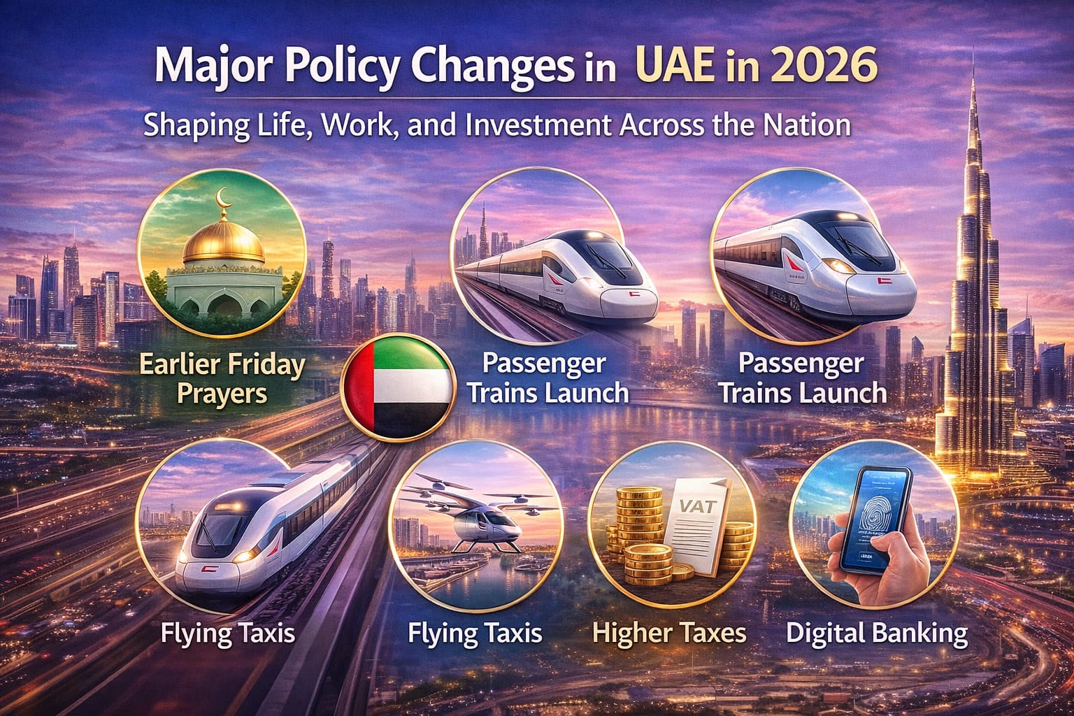 Major Policy Changes in the UAE in 2026: How They Will Shape Life, Work & Investment